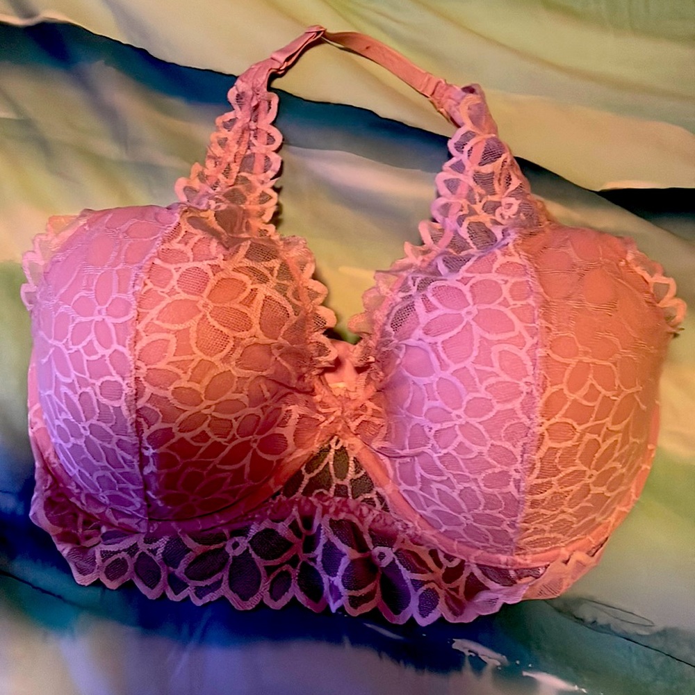 Pink Victoria secret bra